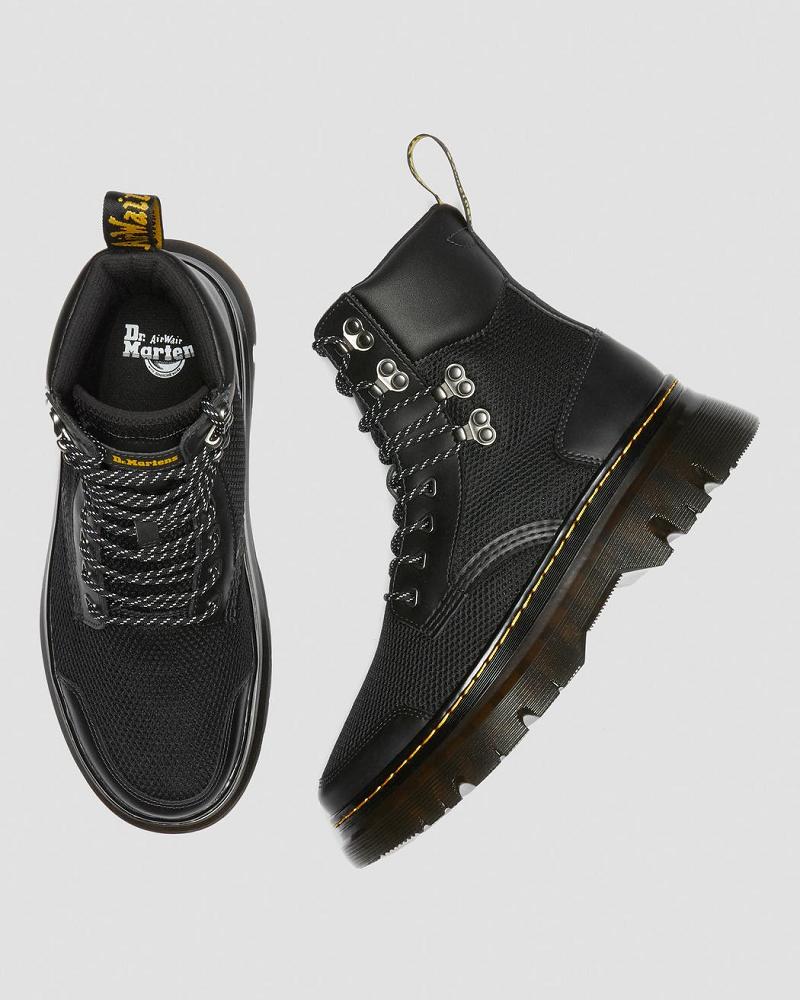 Black / Skin Men's Dr Martens Tarik Toe Guard Utility Ankle Boots | CA 448UZG